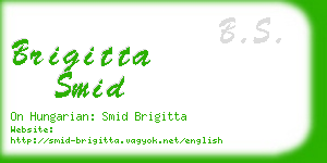 brigitta smid business card